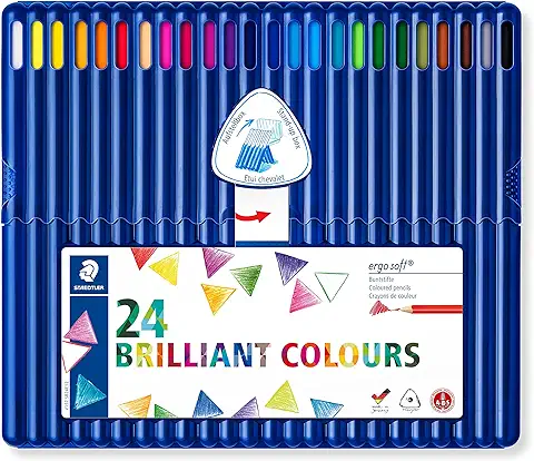 Staedtler Ergosoft Triangular Colored Pencils set