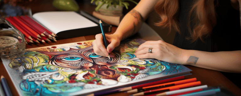 How to Color Adult Coloring Books